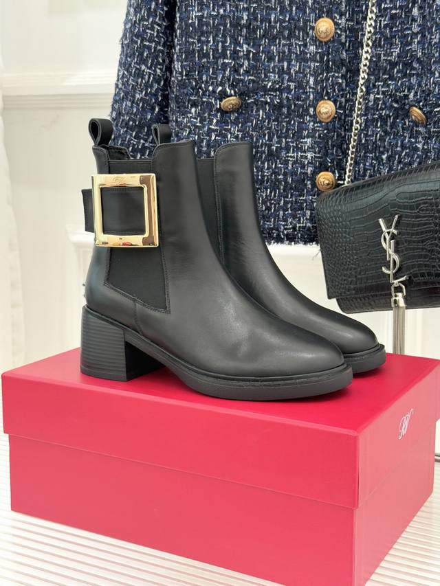 Factory Price P Ankle Boots & Long Boots Roger Vivier Rv25Wf New Rhinestone Squa