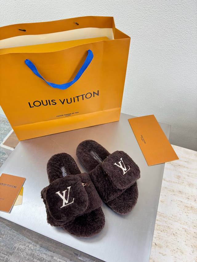 Coin Purse Style Imported Lambswool Slippers L Donkey Super High Cost Performanc