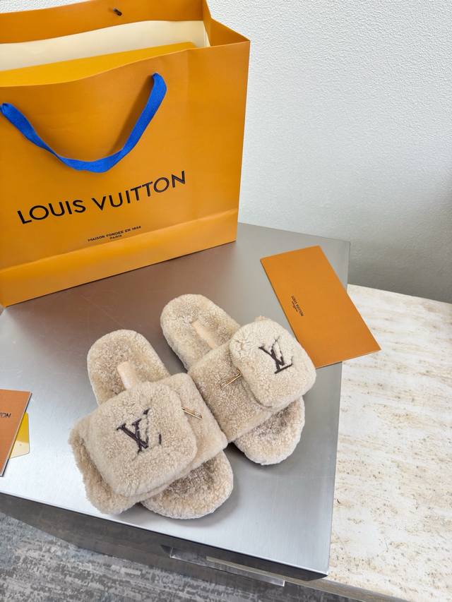 Coin Purse Style Imported Lambswool Slippers L Donkey Super High Cost Performanc