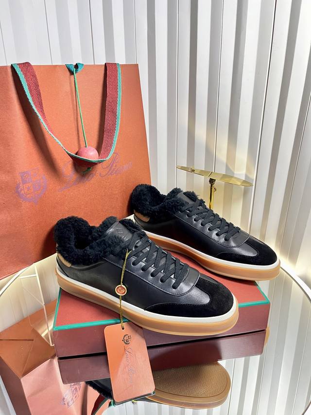 Top-quality imported wool women's and men's shoes, size 440, couple style. Loro