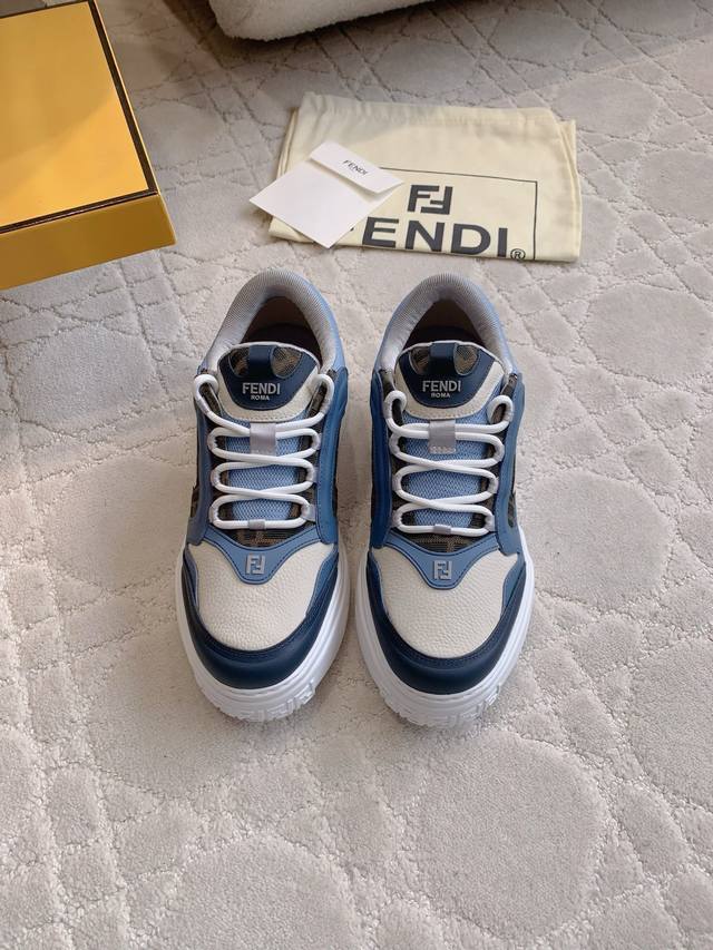 Factory Price P Top-Tier Version Fend* New Men's Thick-Soled Casual Shoes Origin Factory Price P Top-Tier Version Fend* New Men's Thick-Soled Casual Shoes Origin