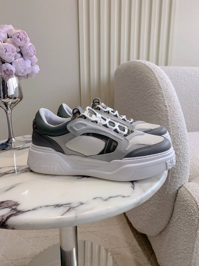 Factory Price P Top-Tier Version Fend* New Men's Thick-Soled Casual Shoes Origin Factory Price P Top-Tier Version Fend* New Men's Thick-Soled Casual Shoes Origin