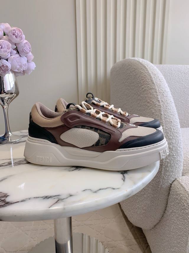 Factory Price P Top-Tier Version Fend* New Men's Thick-Soled Casual Shoes Origin Factory Price P Top-Tier Version Fend* New Men's Thick-Soled Casual Shoes Origin