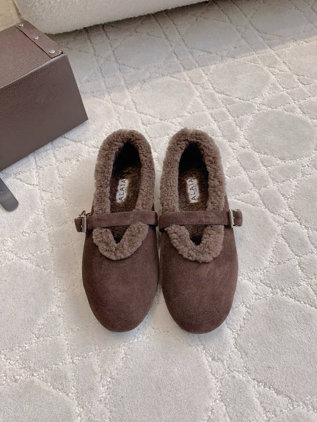 Factory Price P Alai* Autumn/Winter New Style Furry Flat Shoes Cute, Practical a