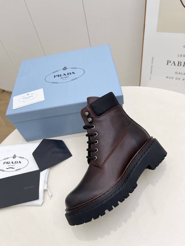 Rubber Sole Sss presents the Prada Ankle Boots series. Prada's early autumn/wint