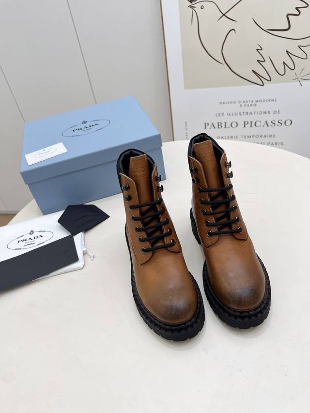 Rubber Sole Sss presents the Prada Ankle Boots series. Prada's early autumn/wint