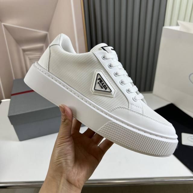 Prad*Prad boutique best-selling men's shoes, 1:1 replica of imported cowhide mes