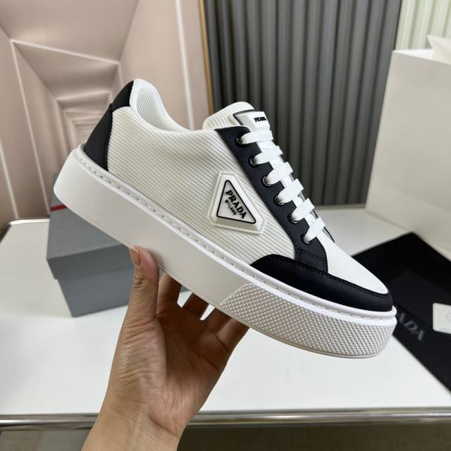 Prad*Prad boutique best-selling men's shoes, 1:1 replica of imported cowhide mes