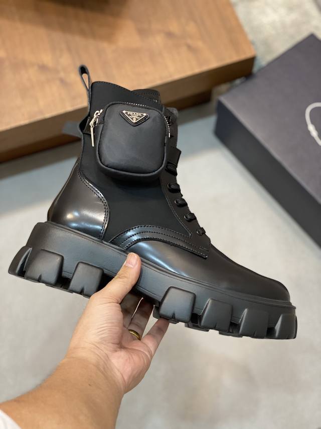 Factory Price: Prada Men's Loafers: Hot Launch! Top-Tier Version!! Completely Re