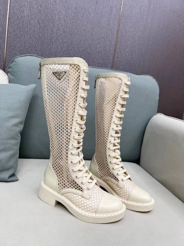 Prada 2630 You can't stop loving military boots! For the warm season, a special