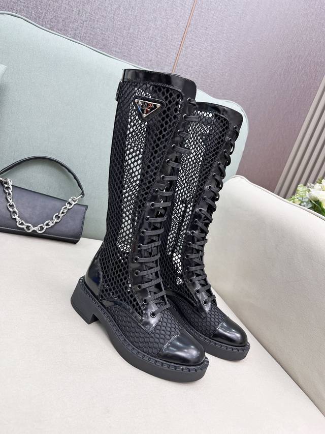 Prada 2630 You can't stop loving military boots! For the warm season, a special