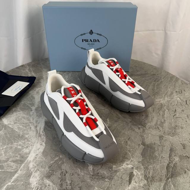 P Brand Men's Lace-up Casual Shoes Upper: Grain leather + imported breathable me