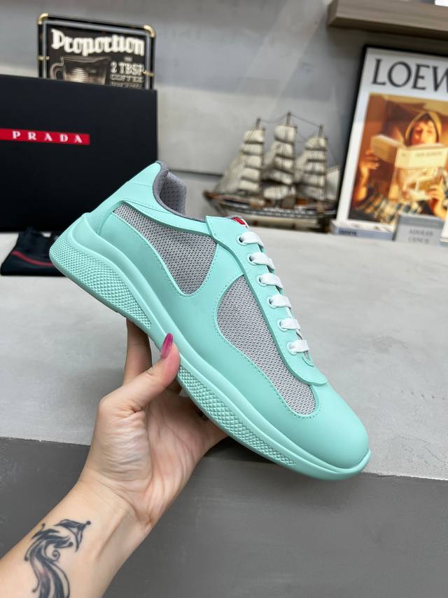 Prada Top-Tier Sneakers (Ddd) Upper: Imported Flyknit fabric combined with soft