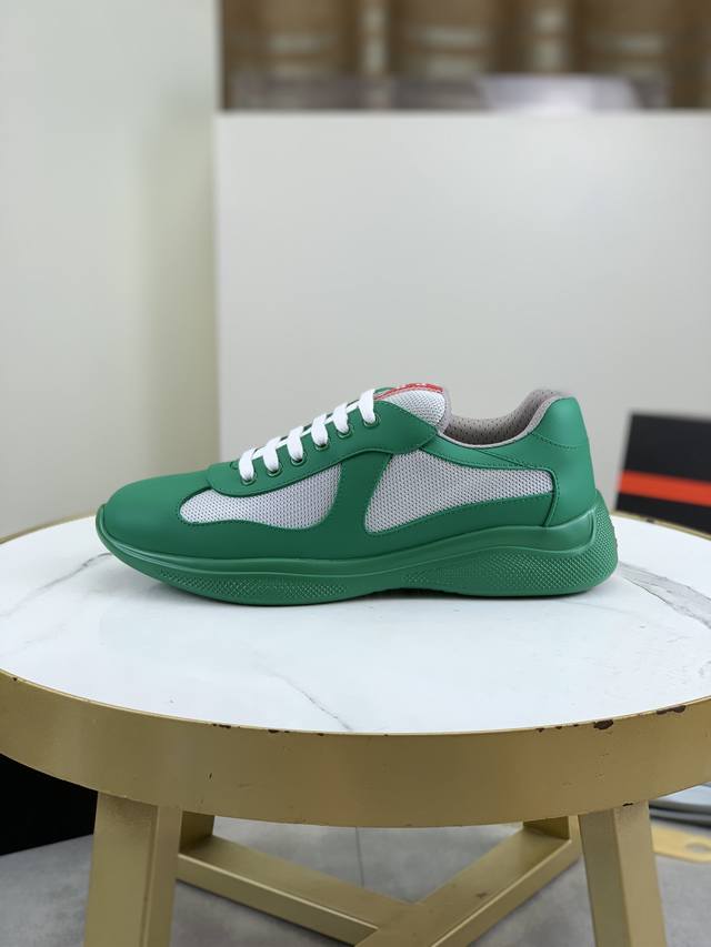 Prada Top-Tier Sneakers (Ddd) Upper: Imported flyknit fabric combined with soft