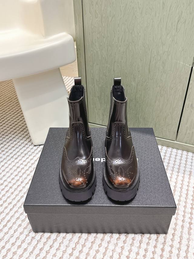 High-quality Alexander Wang 2025 Fall/Winter Carter Platform Boots (Retailer Ite