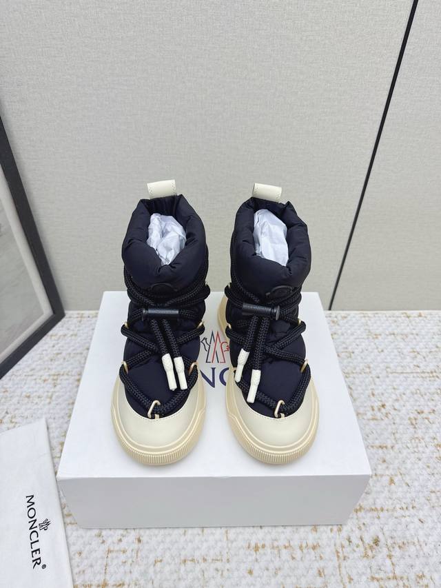 High-quality factory-made Moncler 2025 new snow boots, a perfect blend of luxury