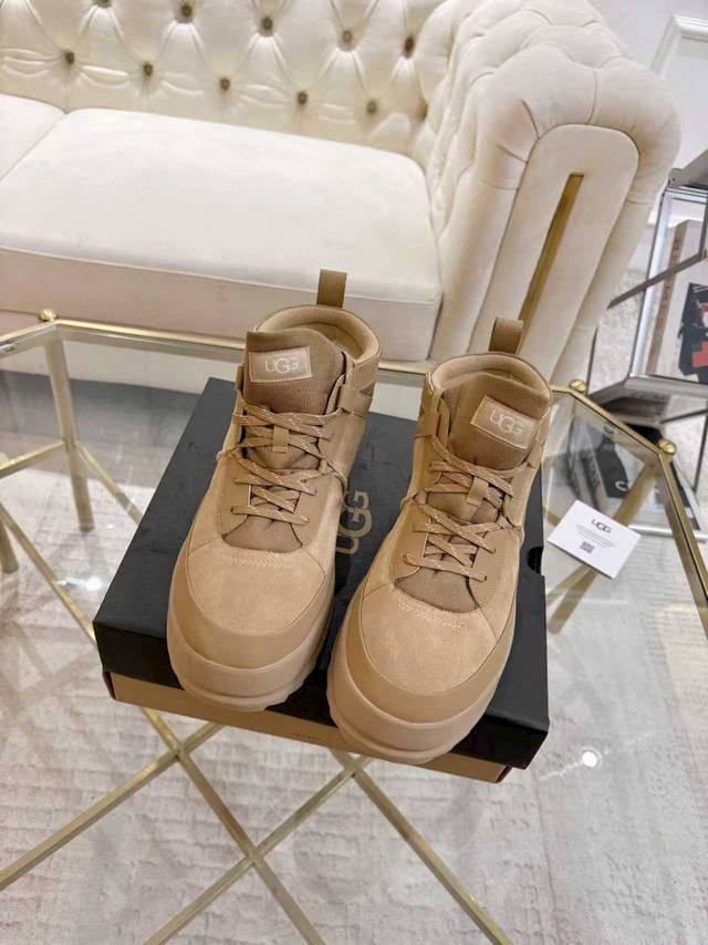 Factory Price p Ugg Official Website Featured Retro Work Boots Genuine Wool Sno