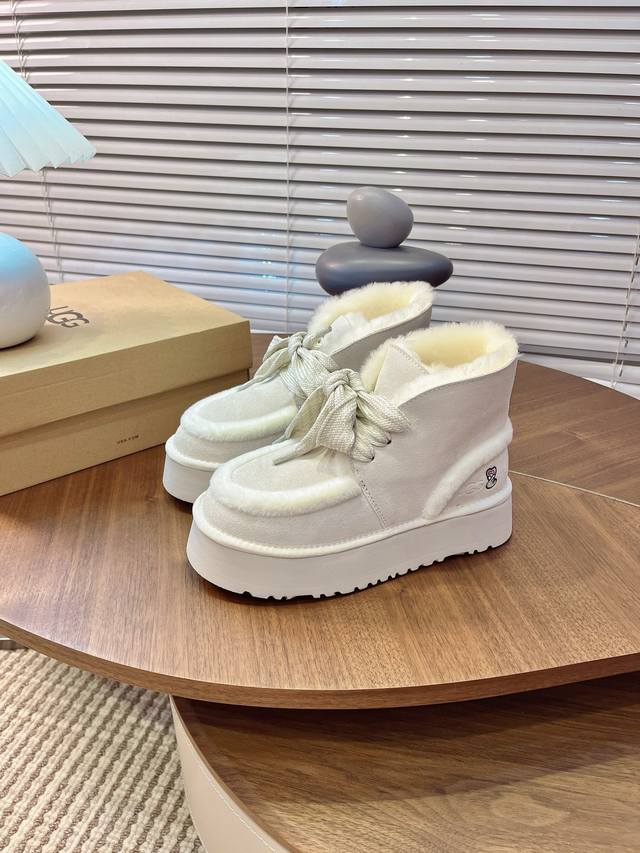 Ugg Women's Size: 35-40 Hot Selling Dopamine Two-Way Snow Boots with Furry Back.