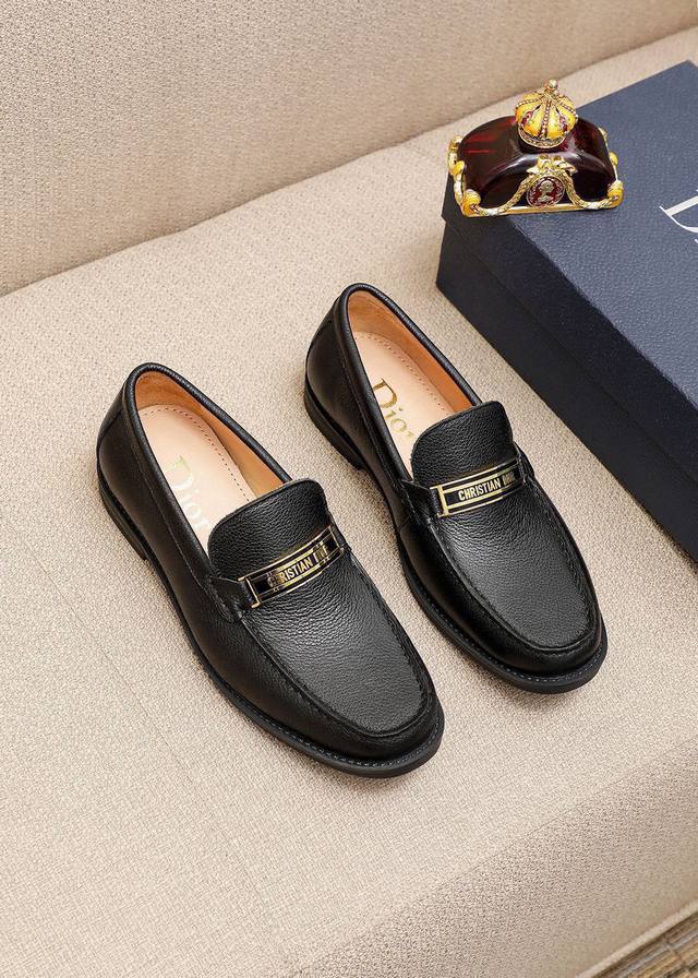 Product Trademark: Dior Casual Leather Shoes True Sizes: 38-44, 45 (Made to Ord