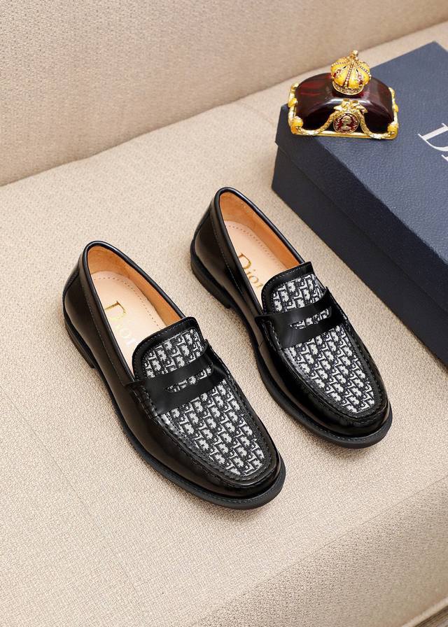 Product Trademark: Dior Casual Leather Shoes True Sizes: 38-44, 45 (Made to Ord