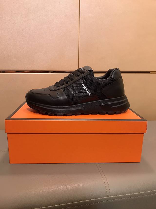 Factory Price p Prada New Men's Fashion Sports Casual Shoes High-end boutique w