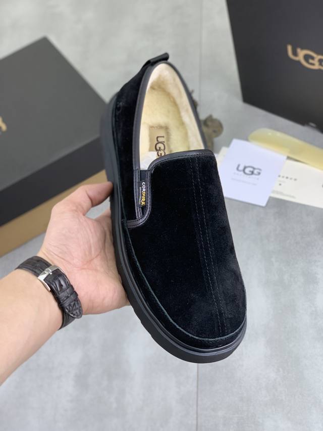 Factory direct price, popular style, versatile casual slip-on wool shoes, genui