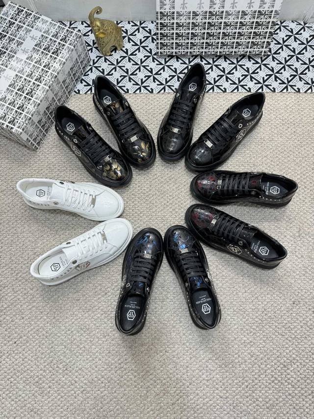 philipp plein - Philipp Plein men's shoes, a high-end brand, 1:1 replica. The up