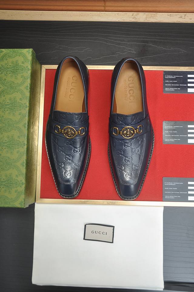 Factory Price p Italian top luxury men's shoe giant Gucci's new arrival! Authen