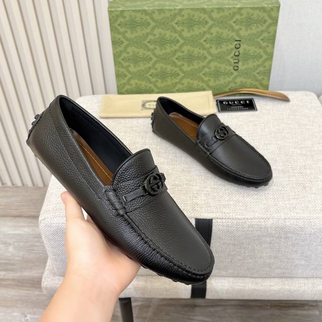 G Brand Men's Loafers 2025 Official Website Synchronized High-End Quality Top-Ti