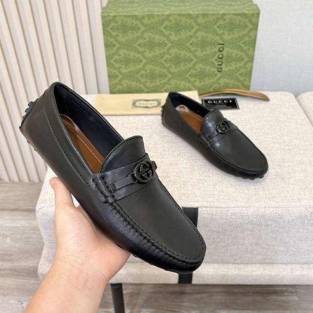 G Brand Men's Loafers 2025 Official Website Synchronized High-End Quality Top-Ti