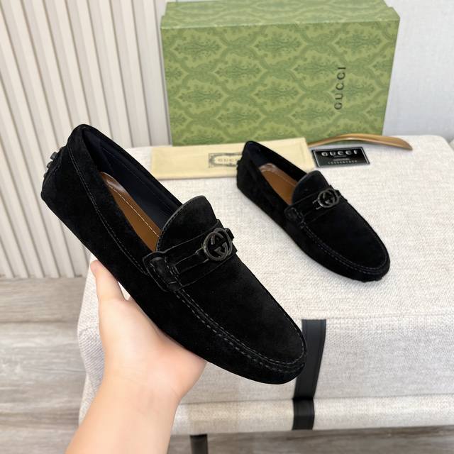 G Brand Men's Loafers 2025 Official Website Synchronized High-End Quality Top-Ti