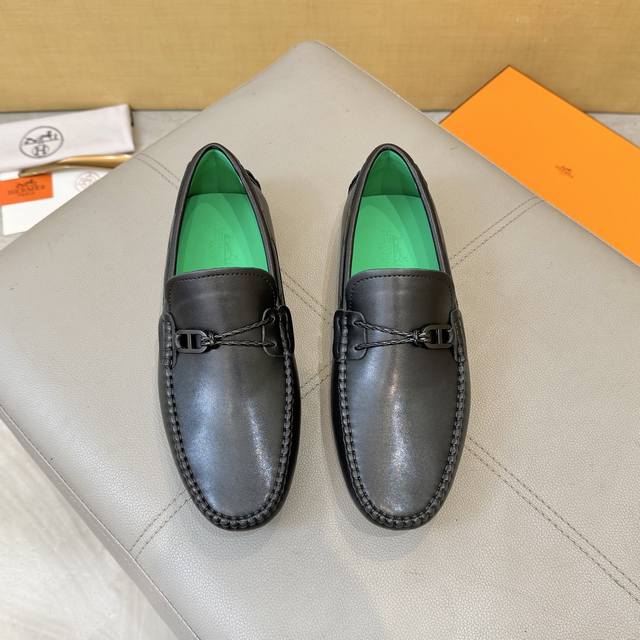 He*Mes Men's Loafers 2025 Official Website Synchronized Top-Tier Version Importe