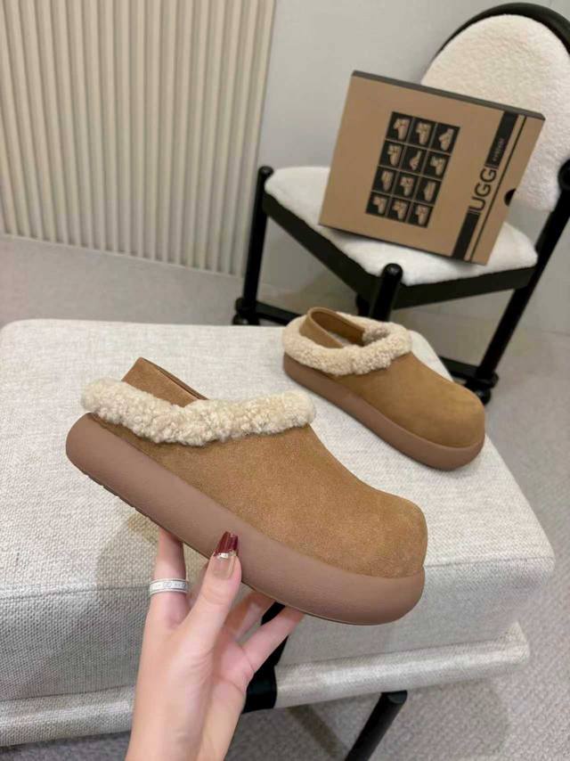 Real Price: 2025 Ugg New Big Potato Snow Boots Hot Selling Thick-Soled Reversibl