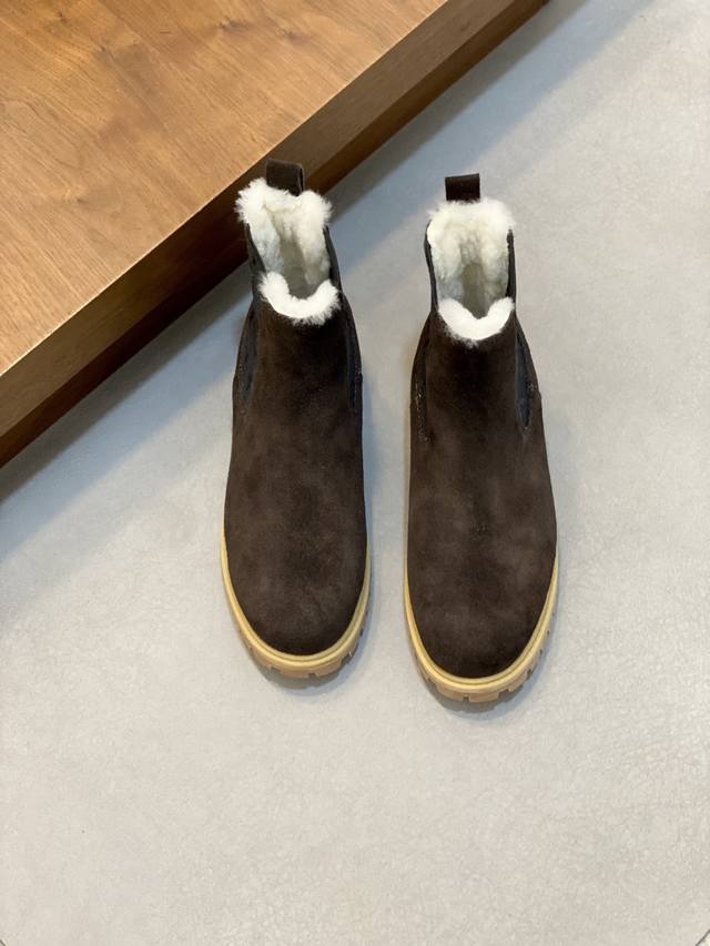 Louis Vuitton - High-end quality original men's boots - Upper: High-gloss cowhid