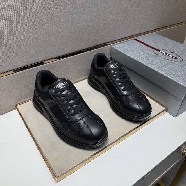 Factory Price (pp) Prada Men's Casual Shoes, 2025 Z Store Release, Sizes: 38-44