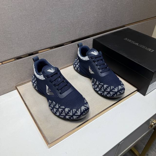 Factory Price (pp) Armani Men's Casual Shoes, 2025 Z Store Release, Sizes: 38-4