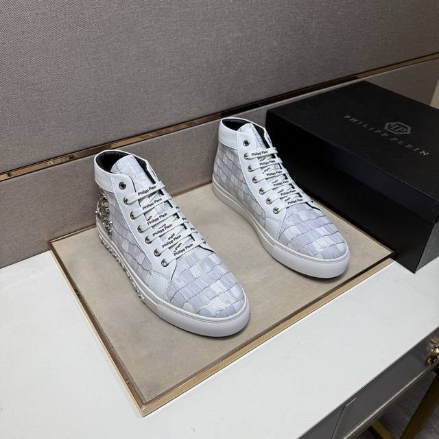 Factory Price (pp pp~) Men's Casual High-Top Shoes 2025Z (Same as Store Release