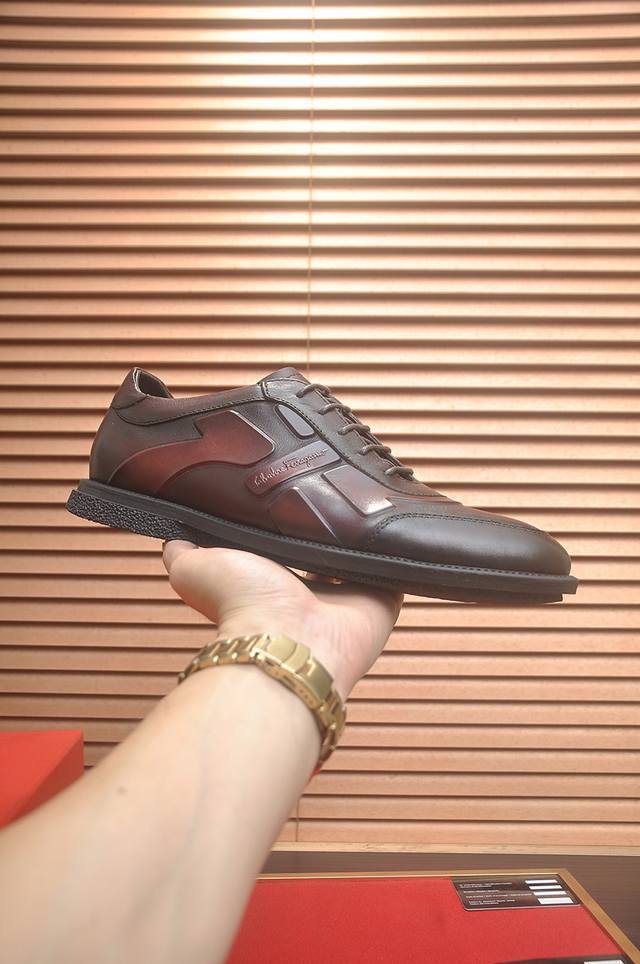 Factory Price p Ferragamo Casual Men's Shoes, made from original materials disa