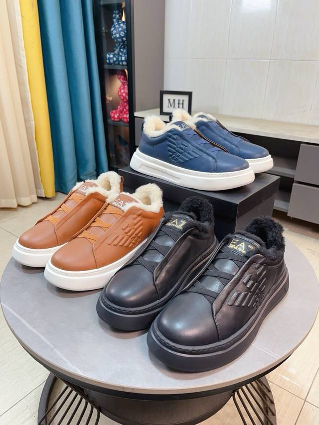 Factory Price Top-Tier Version: Men's Emporio Armani Ea7 Casual Sneakers Origina