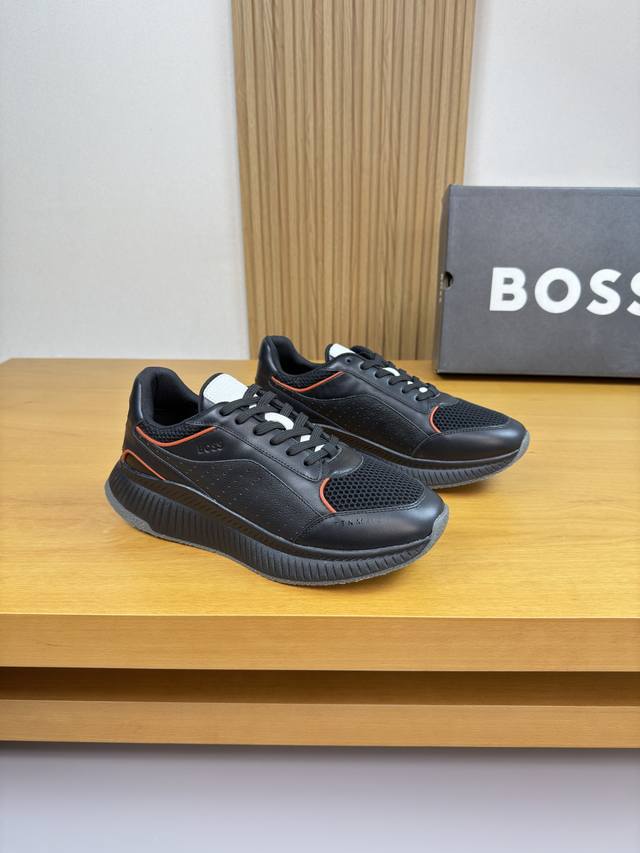 Boss - High-end quality original single casual sports shoes - Upper: Nappa calfs