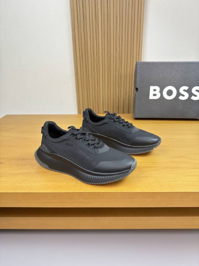 Boss - High-end quality original single casual sports shoes - Upper: Nappa calfs