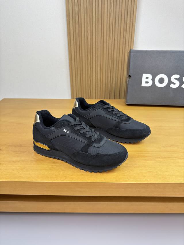 Boss - High-end quality original single casual sports shoes - Upper: Nappa calfs