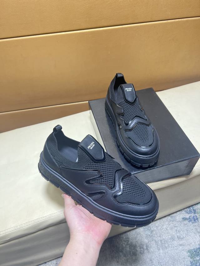Prada Classic Original Version: Top-tier men's shoes, latest release simultaneo