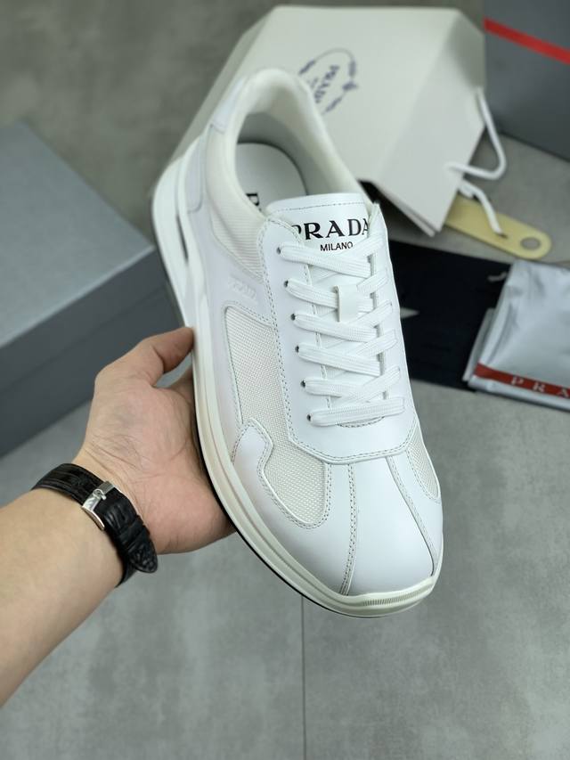 Factory direct price, high-quality Prada classic men's shoes, latest official r