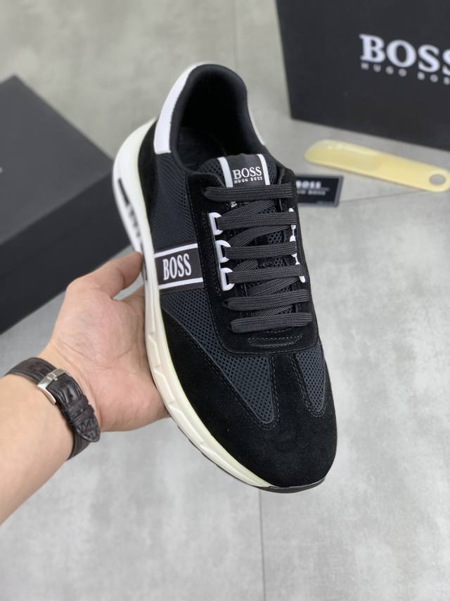 Factory direct price, real price Boss 2025 Original Lace-up Men's Classic High-