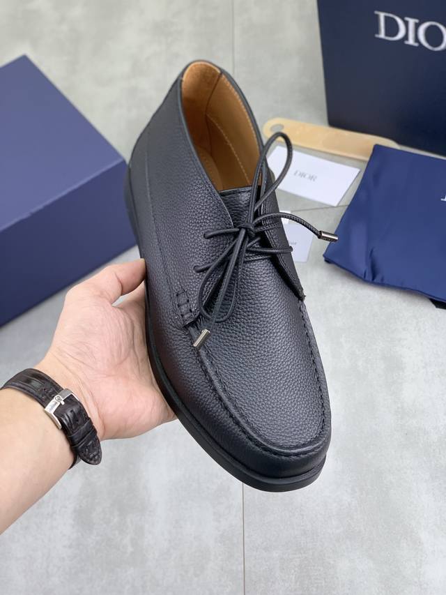 Factory direct price! High-quality Dior shoes, genuine Italian import! Men's hi