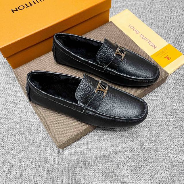 Real Price, High-end Loafers with 100% Sheep Wool Lining, Keeping You Warm This