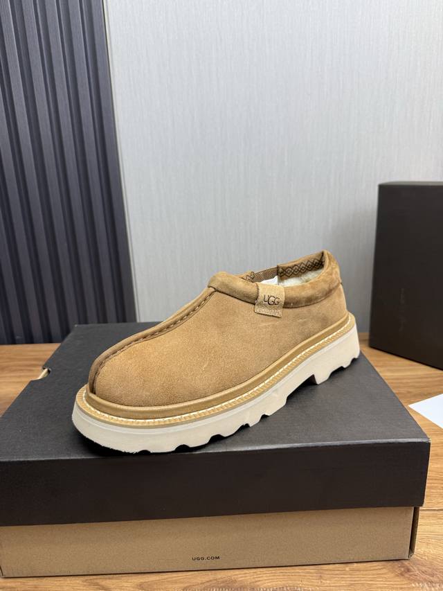 Factory direct price New Ugg men's simple and stylish snow boots with fur trim