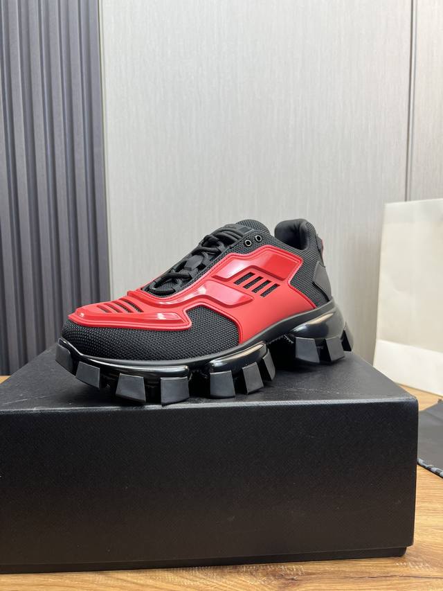 Factory direct price Prada popular couple platform shoes, always in stock, same