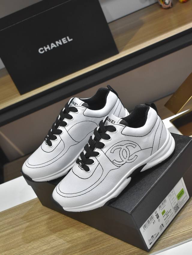 25A. Chanel Sneakers Women's Sizes 35-42 Same fabric, but different! Good stuff